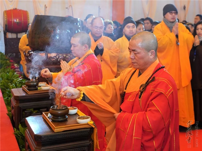 灵隐寺监院义广法师智光法师主法